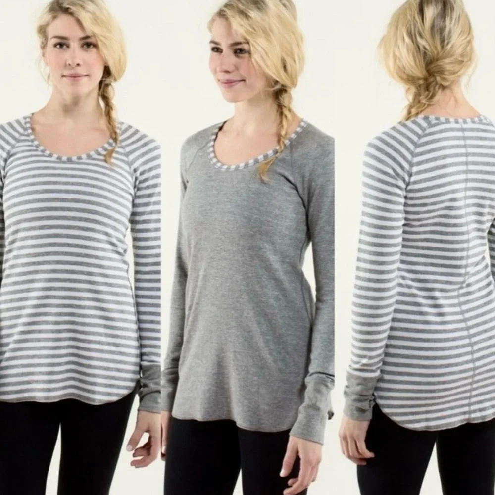Lululemon Open Your Heart Long Sleeve Reversible Top - Picture 7 of 7
